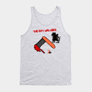 The Rat was Here Tank Top